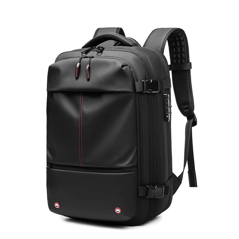 Men’s Business Travel Laptop Backpack with Compression, Large Capacity